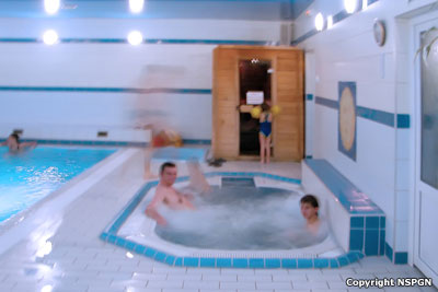 Sauna i basen Grodzisk Wielkopolski - widok na saun�